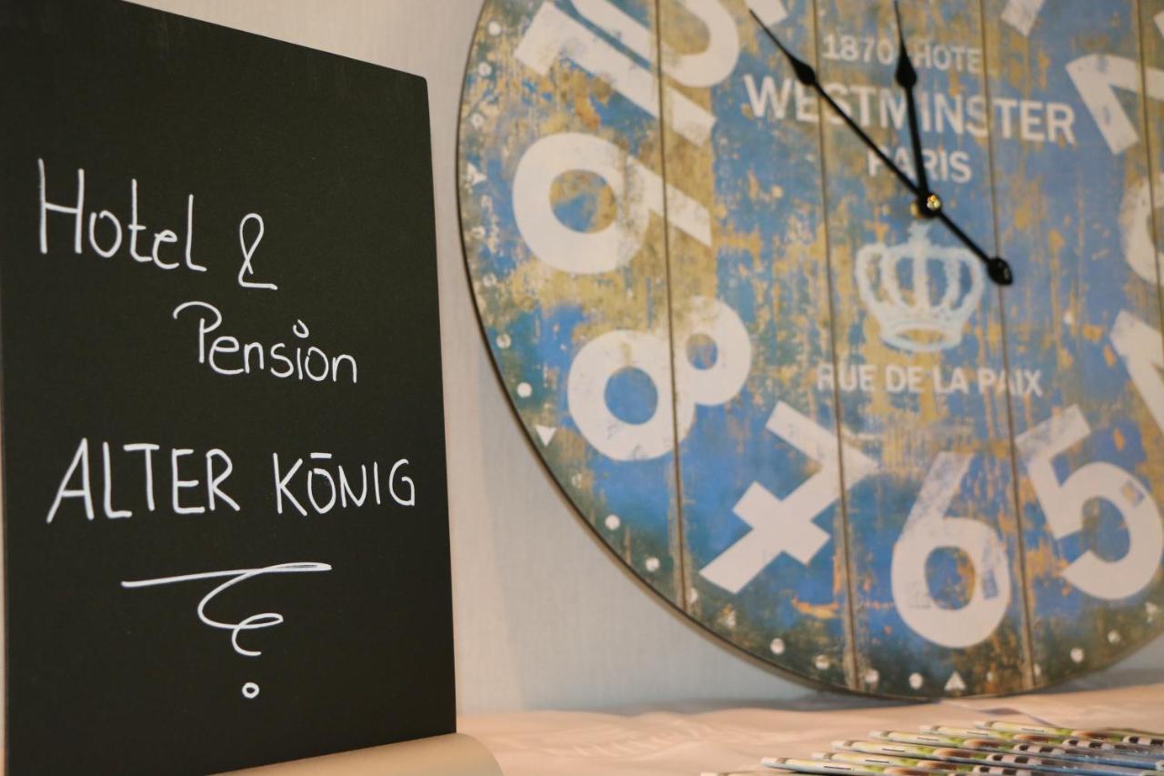 Hotel - Pension & Gaststaette "Alter Koenig" Hettstedt Eksteriør billede